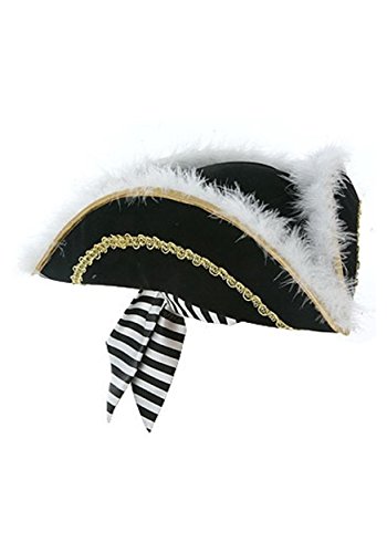 Algopix Similar Product 5 - Kids Captain Meyer Pirate Hat - ST Black