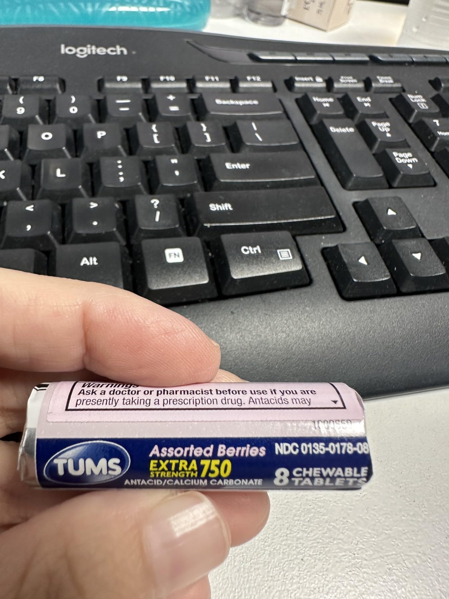 Algopix Similar Product 10 - Tums Ex Assorted Bery SNG Size 12ct
