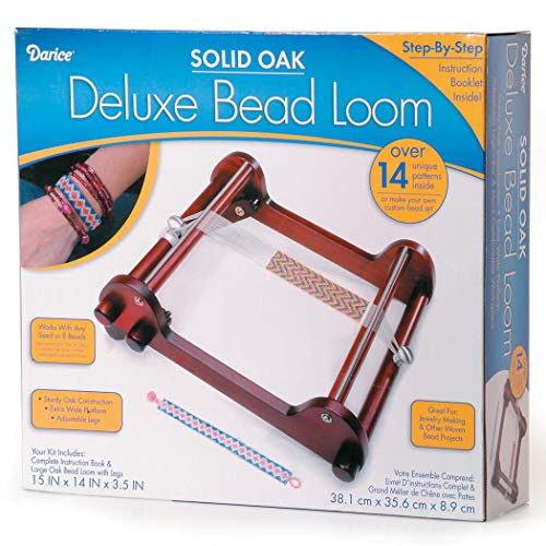Algopix Similar Product 14 - Darice Deluxe Bead Loom Solid Oak 15