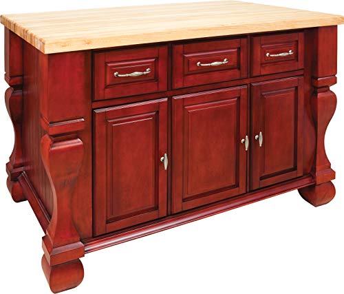 Algopix Similar Product 4 - Kitchen Island w 3 Drawers