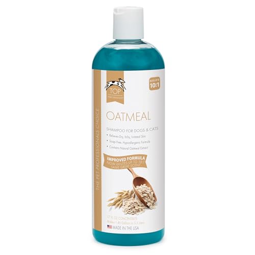 Algopix Similar Product 14 - Top Performance Oatmeal Dog Shampoo and