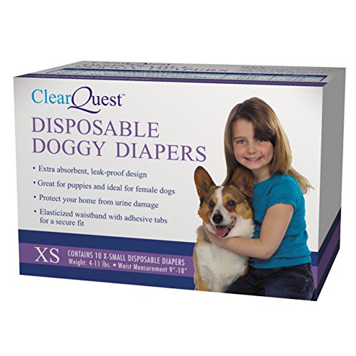 Algopix Similar Product 13 - ClearQuest Disposable Doggy Diapers