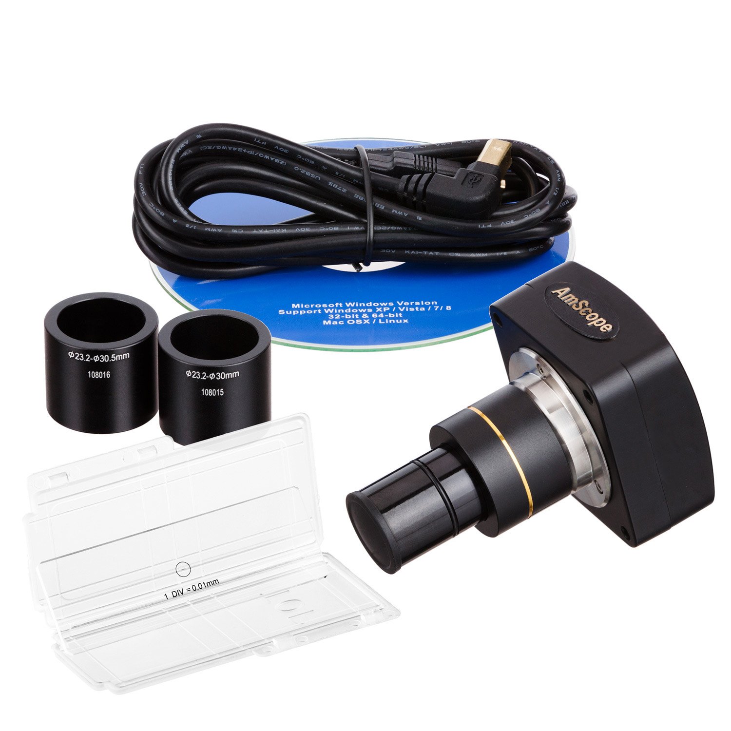 Algopix Similar Product 10 - AmScope MU500CK 50 MP USB Microscope