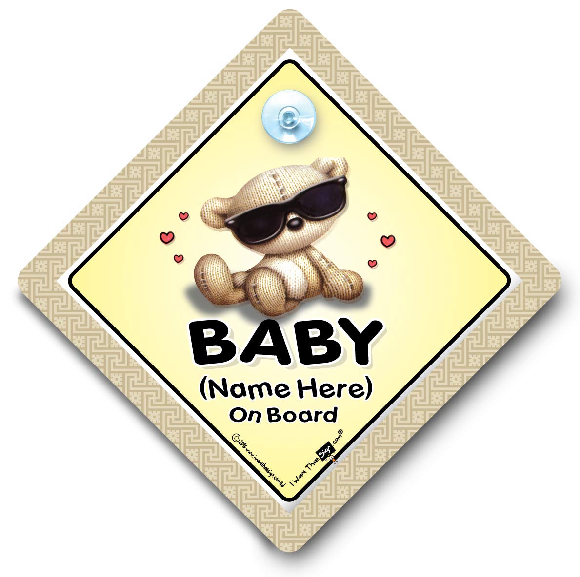 Algopix Similar Product 10 - BABY iwantthatsigncom Baby On Board