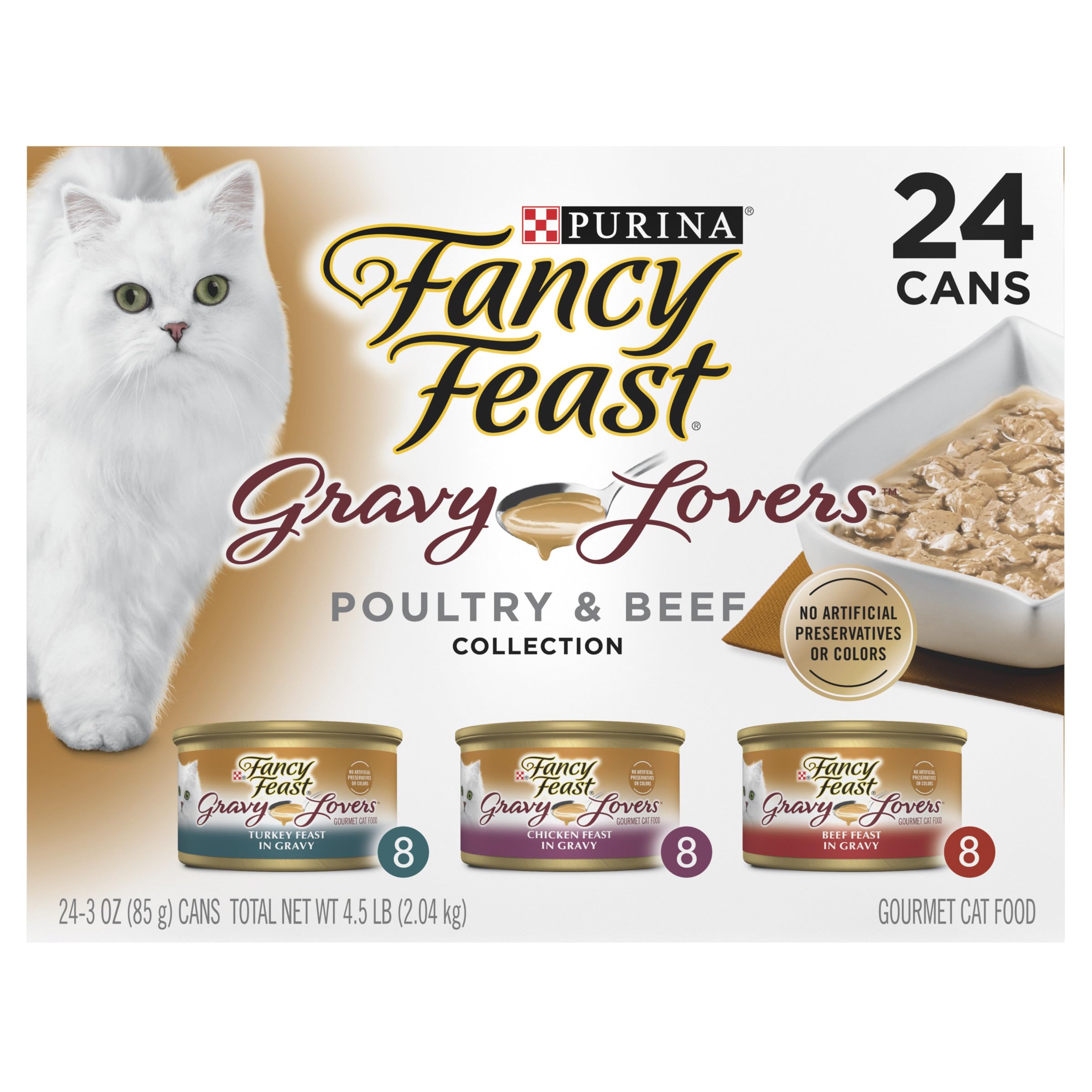 Algopix Similar Product 10 - Purina Fancy Feast Gravy Lovers Poultry