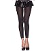 Algopix Similar Product 9 - Black Lace Ankle Leggings