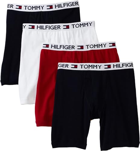 Algopix Similar Product 18 - Tommy Hilfiger Mens 4 Pocket Boxer