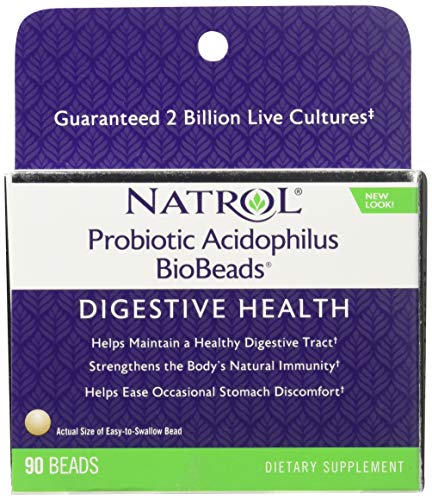 Algopix Similar Product 18 - Natrol Probiotic Acidophilus BioBeads 