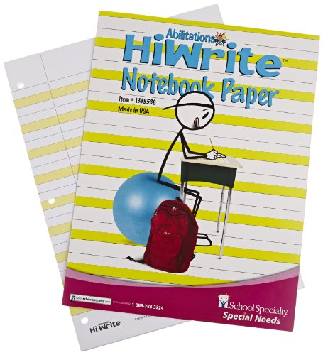 Algopix Similar Product 1 - Abilitations HiWrite Wide Ruled
