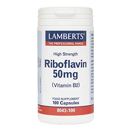 Algopix Similar Product 2 - LAMBERTS VITAMINA B2 50
