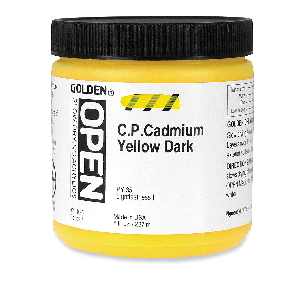 Algopix Similar Product 11 - Golden OPEN Acrylic Colors cadmium