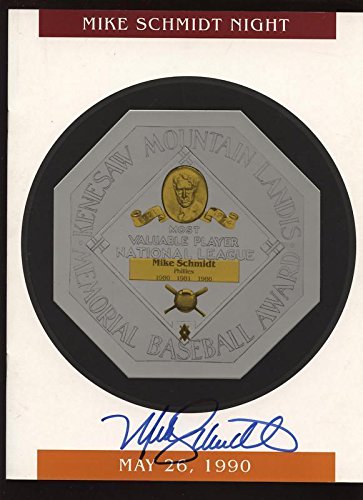 Algopix Similar Product 10 - 1990 Mike Schmidt Night Program