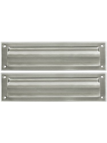 Algopix Similar Product 4 - Solid Brass Magazine Size Mail Slot