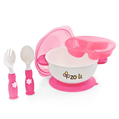 Algopix Similar Product 13 - ZoLi STUCK Suction Feeding Bowl Kit 