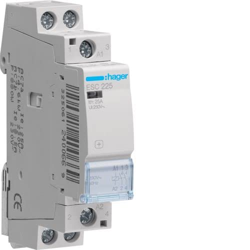 Algopix Similar Product 9 - Hager ESC225S Contactor Quiet 25 A