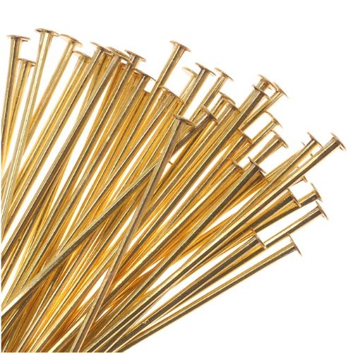 Algopix Similar Product 14 - Beadaholique Solid Brass Head Pins 2