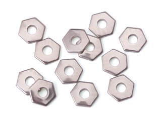 Algopix Similar Product 19 - Nickel Silver Hex Rivet Accent