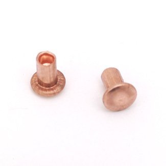Algopix Similar Product 7 - 1/16" Dia. 3/32" Long Copper Rivet