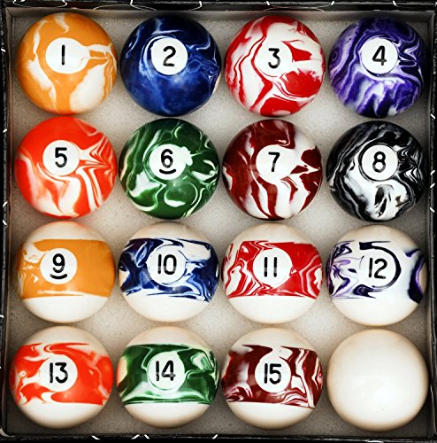 Algopix Similar Product 15 - Iszy Billiards Pool Balls  16 Piece