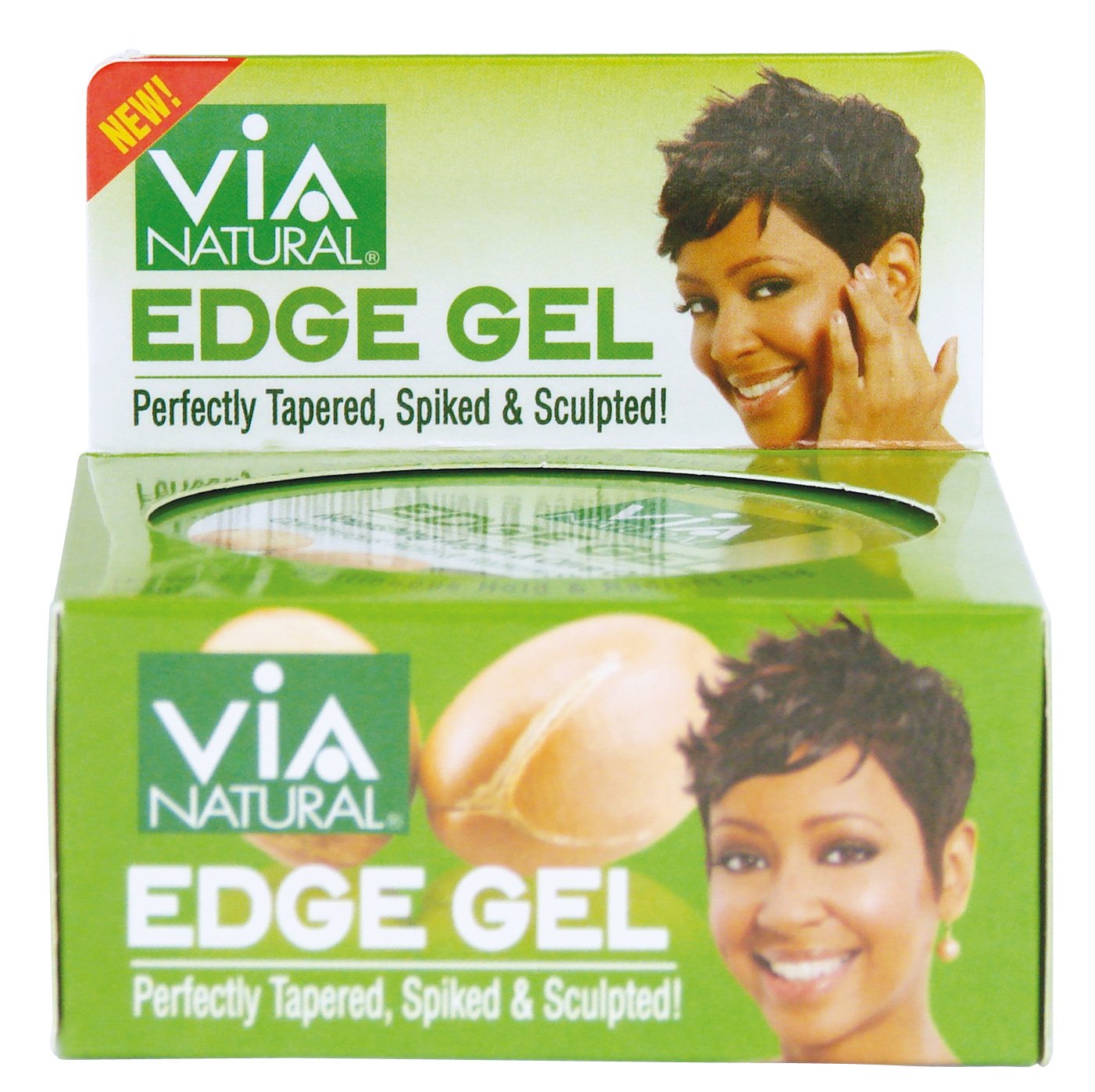 Algopix Similar Product 8 - Via Natural Edge Gel, 2 Ounce