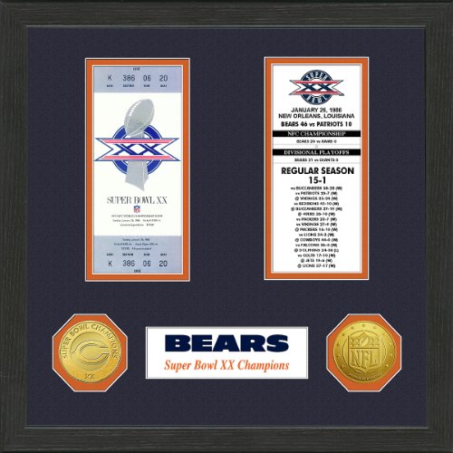 Algopix Similar Product 12 - NFL Chicago Bears Super Bowl Ticket