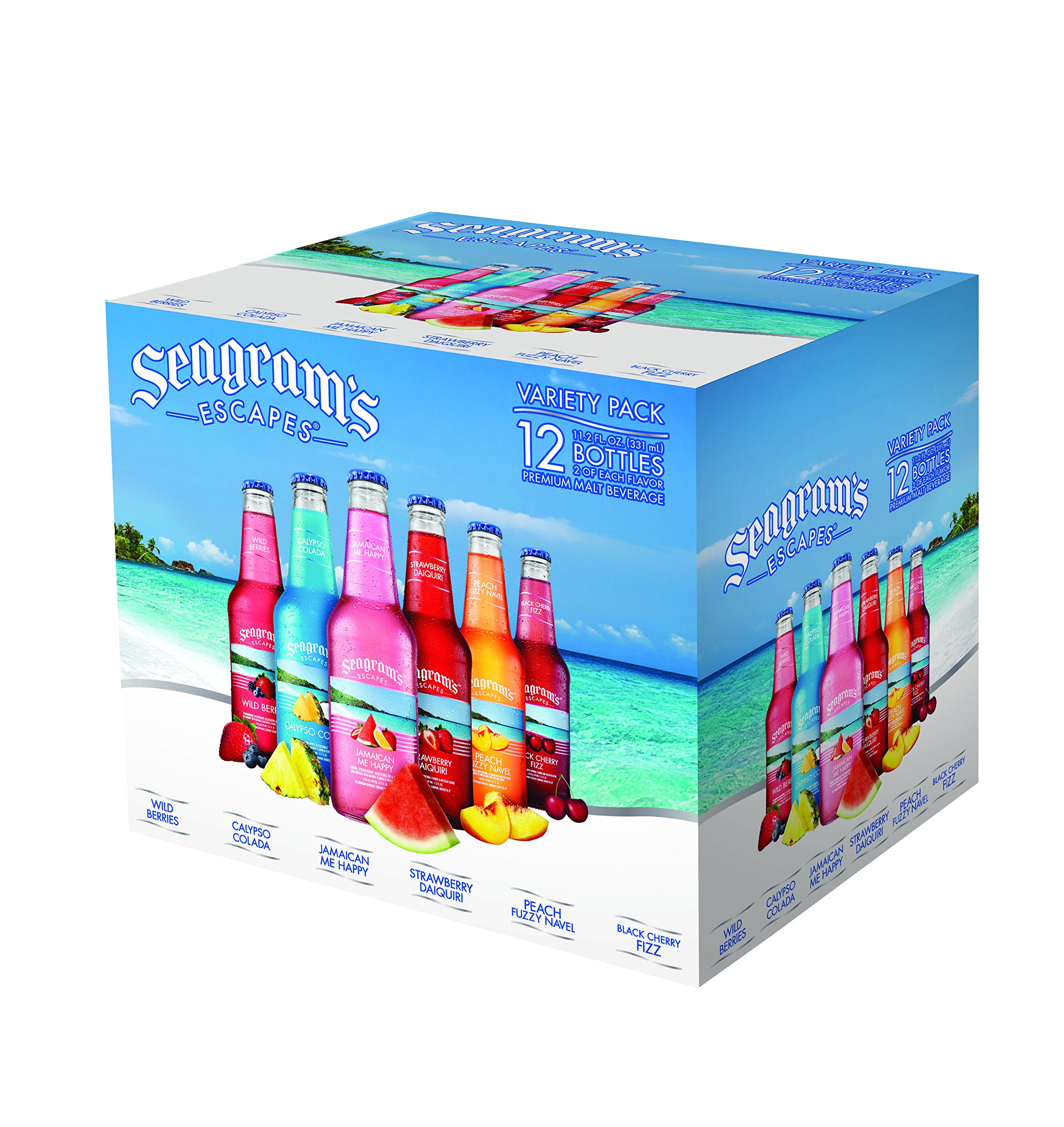 Algopix Similar Product 12 - Seagrams Escapes Variety Pack 12 pk