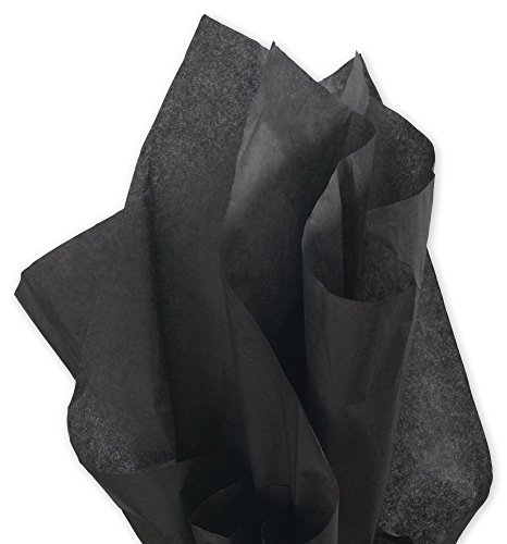 Algopix Similar Product 7 - Bulk Black Tissue Paper 20 Inch x 30