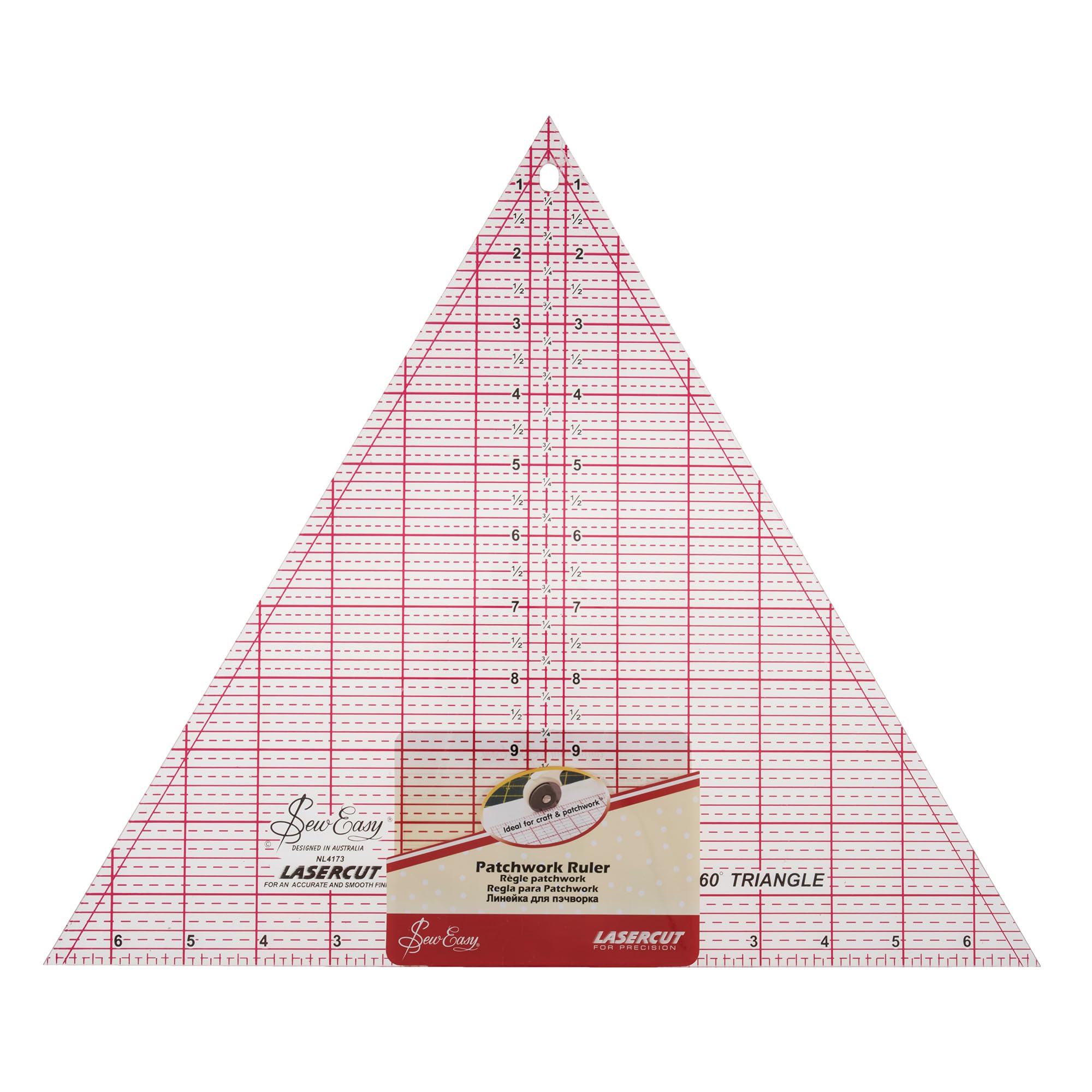Algopix Similar Product 16 - Quilting Ruler 60 Degree Triangle 12 X