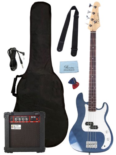 Algopix Similar Product 5 - Barcelona Beginner Series Electric Bass