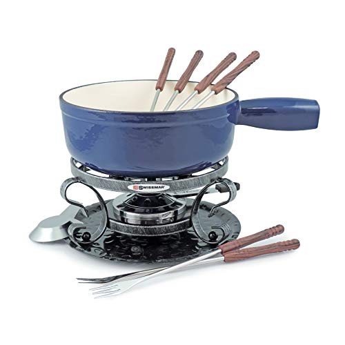 Algopix Similar Product 2 - Swissmar Lugano 9 Piece Cheese Fondue