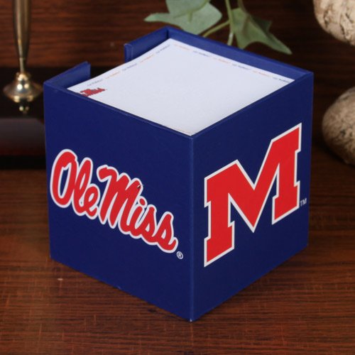 Algopix Similar Product 9 - NCAA Mississippi Rebels Note Cube Holder