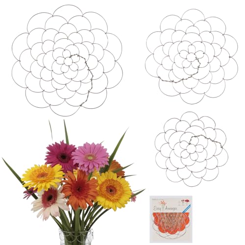 Algopix Similar Product 1 - Easy Arranger 3 Pack Wire Flower
