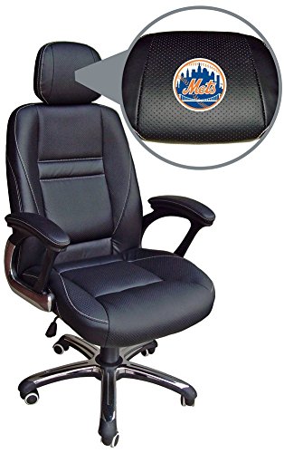 Algopix Similar Product 14 - MLB New York Mets Leather Office Chair