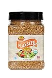 Algopix Similar Product 3 - Premium Gold Organic Whole Flax Seed
