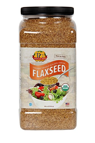 Algopix Similar Product 13 - Premium Gold Whole Flax Seed High