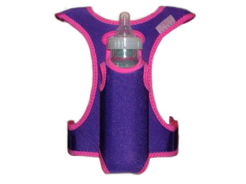 Algopix Similar Product 1 - bobalong Bottle Holder, Grape/Hot Pink
