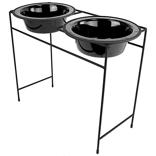 Algopix Similar Product 10 - Platinum Pets Modern Double Diner