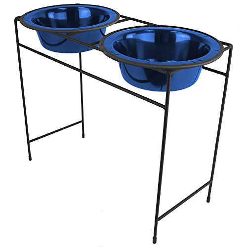 Algopix Similar Product 4 - Platinum Pets Modern Double Diner