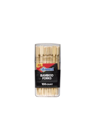 Algopix Similar Product 8 - 100-ct DIAMOND BAMBOO FORKS