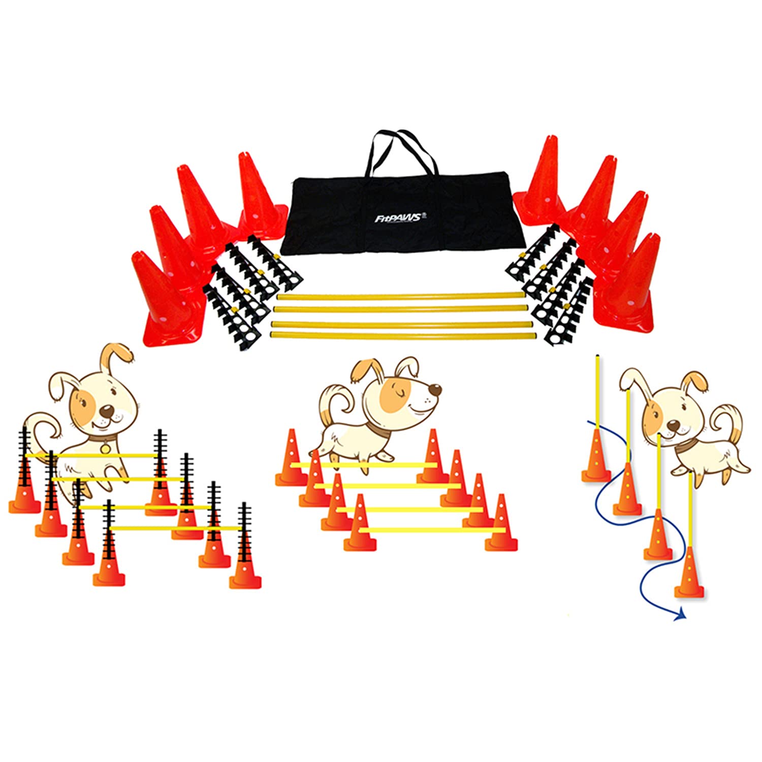 Algopix Similar Product 19 - FitPAWS Hurdle Set