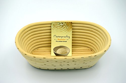 Algopix Similar Product 1 - Masterproofing 2 Pcs Oval Banneton