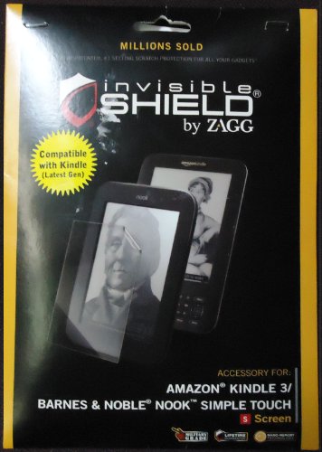 Algopix Similar Product 2 - ZAGG  InvisibleSHIELD for Kindle 3 and