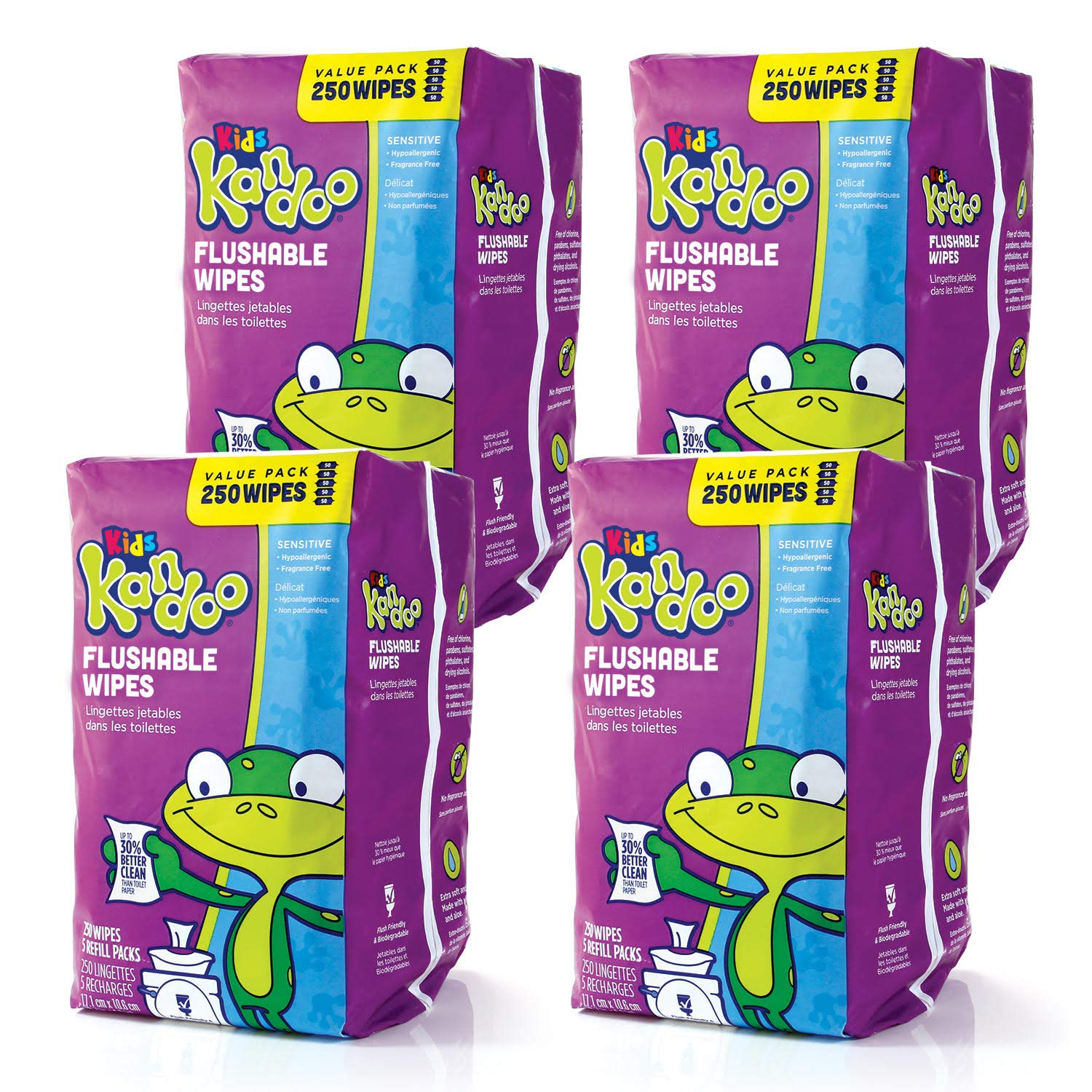 Algopix Similar Product 3 - Flushable Wipes for Baby and Kids by