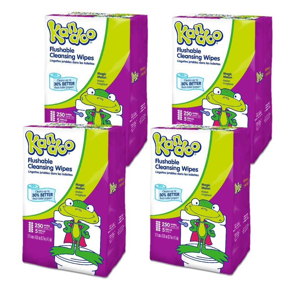 Algopix Similar Product 15 - Flushable Wipes for Baby and Kids by