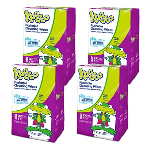 Algopix Similar Product 5 - Flushable Wipes for Baby and Kids by
