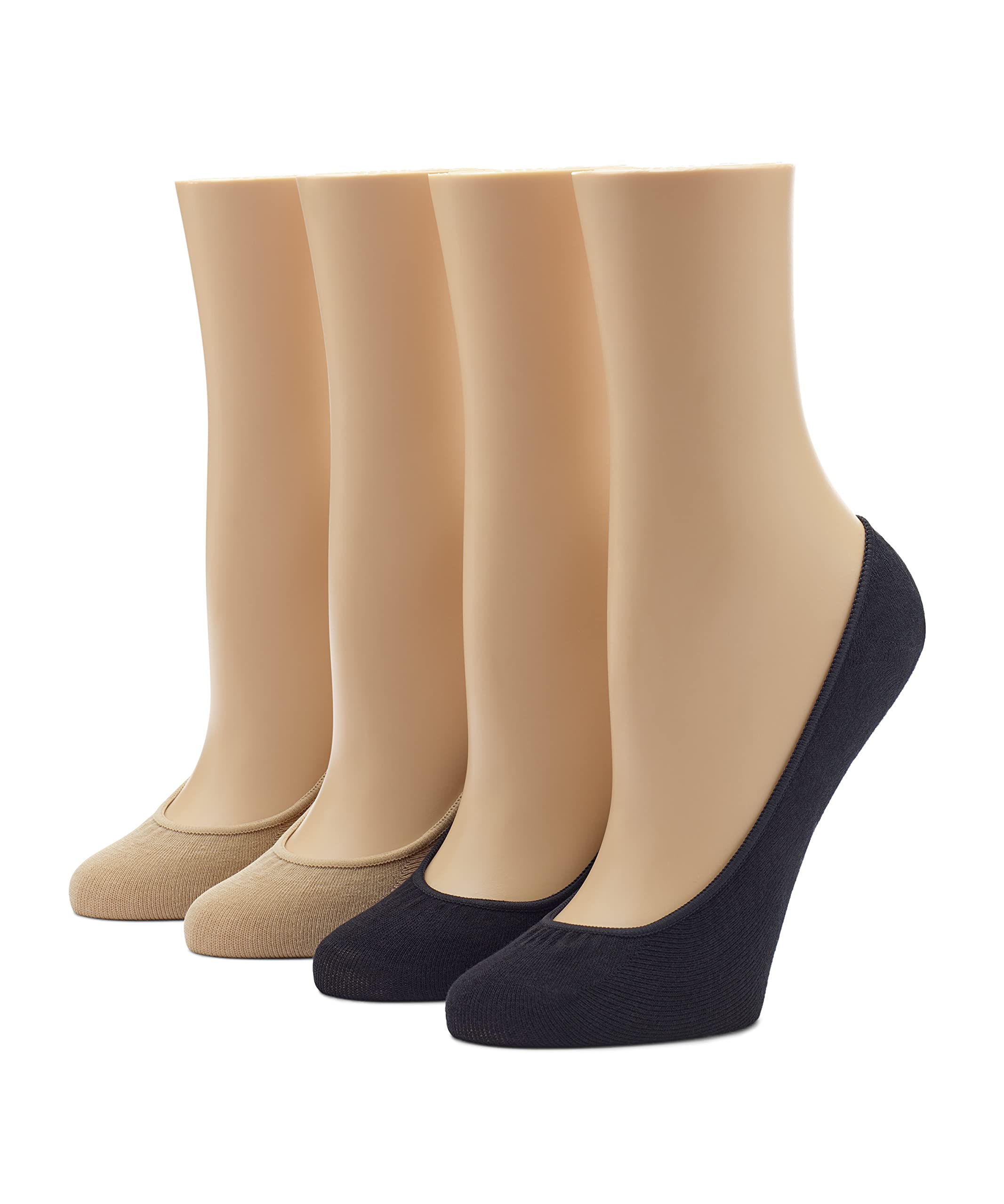 Algopix Similar Product 3 - HUE womens Hidden Cotton Socks 4 Pair