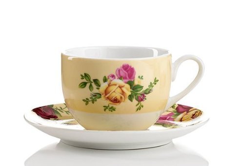 Algopix Similar Product 7 - Royal Albert Country Rose Buttermilk