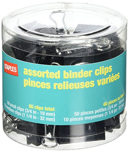 Algopix Similar Product 14 - STPL Staples Binder Clips Assorted