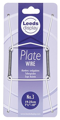 Algopix Similar Product 14 - Leeds Display Wire Plate Hanger  White