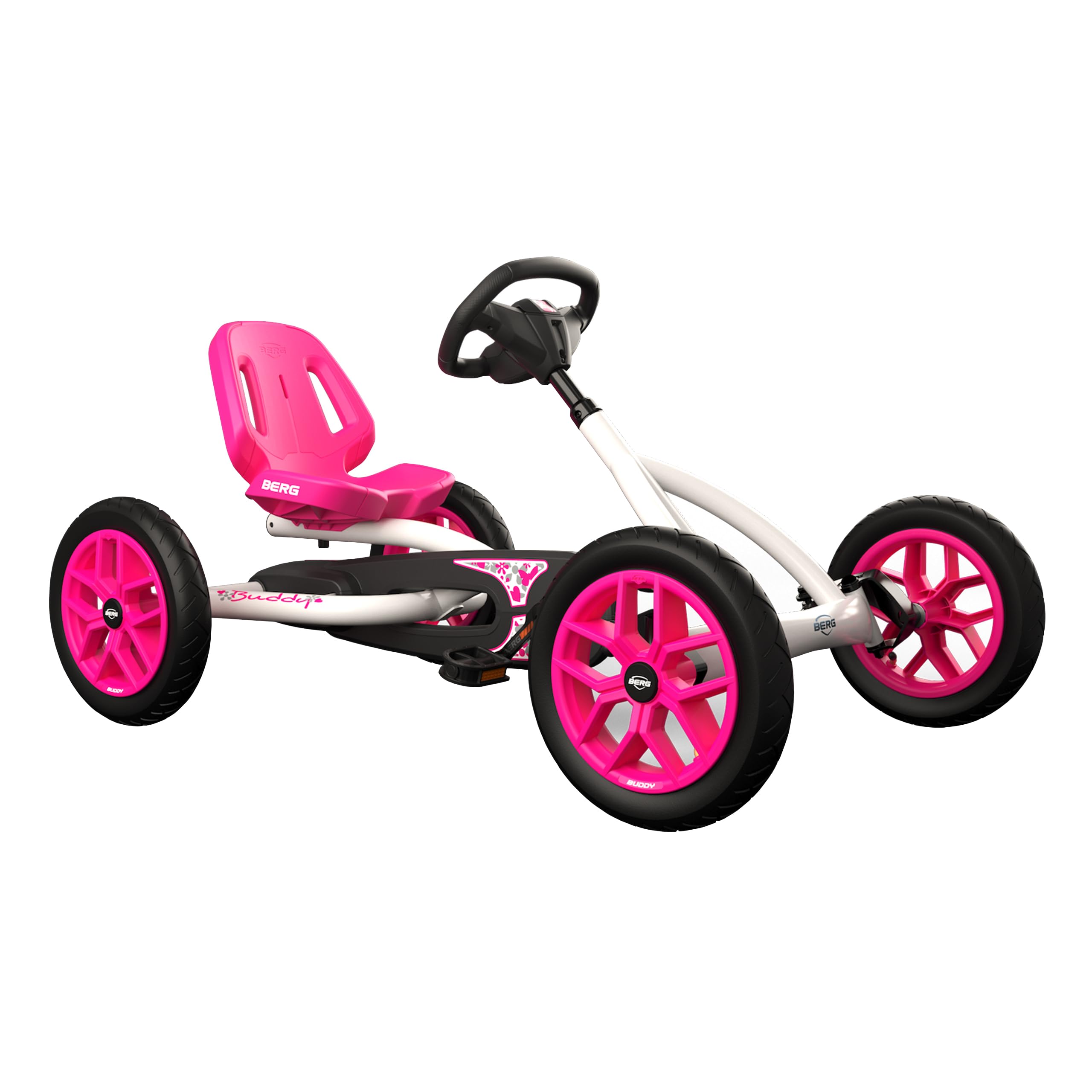 Algopix Similar Product 6 - Berg Toys Buddy White Pedal Go Kart for
